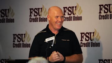 FSU defensive coordinator Adam Fuller at the FSU National Signing Day Party on Feb. 5, 2020.

Img 4484