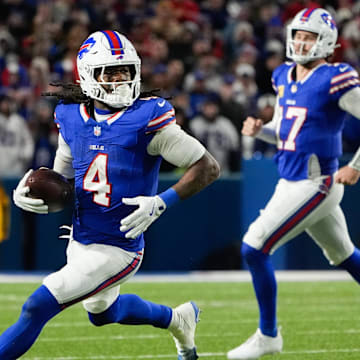 Buffalo Bills running back James Cook.