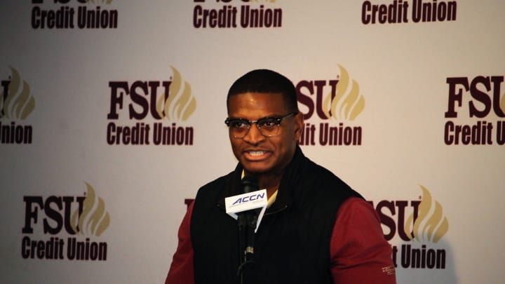 FSU linebackers coach Chris Marve at the FSU National Signing Day Party on Feb. 5, 2020.

Img 4547