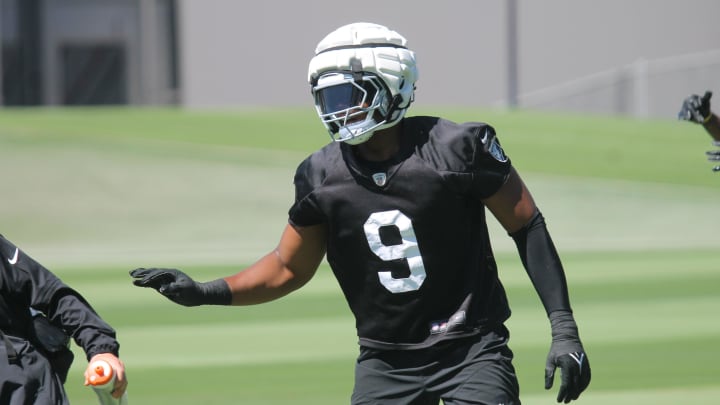 LasVegas Raiders DE Tyree Wilson from Mandatory Mini-Camp