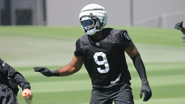 LasVegas Raiders DE Tyree Wilson from Mandatory Mini-Camp