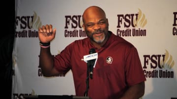 FSU wide receivers coach Ron Dugans at the FSU National Signing Day Party on Feb. 5, 2020.

Img 4502