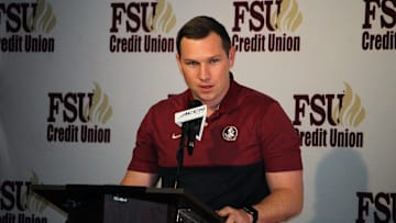 FSU offensive coordinator Kenny Dillingham at the FSU National Signing Day Party on Feb. 5, 2020.

Img 4492