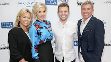 Julie Chrisley, Savannah Chrisley, Chase Chrisley, And Todd Chrisley At The 17th Annual Waiting for Wishes Celebrity Dinner