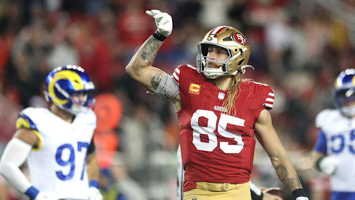 San Francisco 49ers tight end George Kittle (85)
