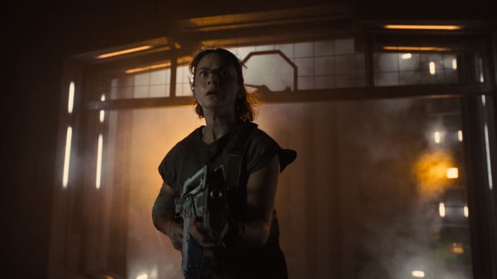 Cailee Spaeny as Rain Carradine in 20th Century Studios' ALIEN: ROMULUS. Photo courtesy of 20th Century Studios. © 2024 20th Century Studios. All Rights Reserved.