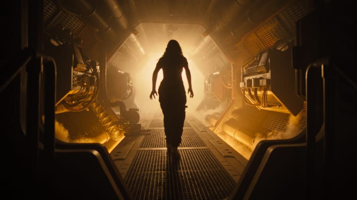 Isabela Merced as Kay in 20th Century Studios' ALIEN: ROMULUS. Photo courtesy of 20th Century Studios. © 2024 20th Century Studios. All Rights Reserved.