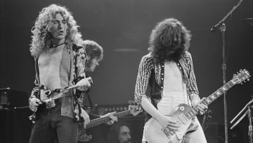 Led Zeppelin Performing in Concert