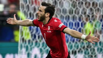 Khvicha Kvaratskhelia, auteur de son premier but dans cet Euro