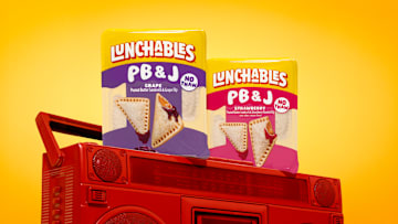 Lunchables peanut butter and jelly sandwiches