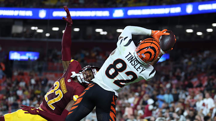 Cincinnati Bengals receiver Mitchell Tinsley has gotten the attention of his famous teammates.