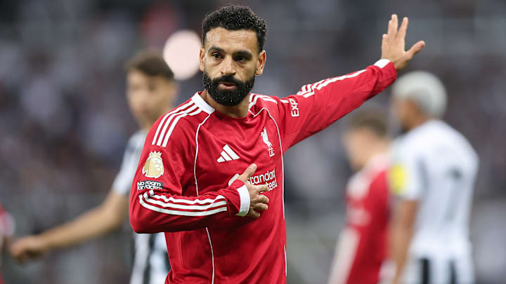 Salah tem seis gols em 23 jogos na temporada 2025/26 Salah tem seis gols em 23 jogos na temporada 2025/26