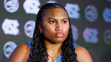 Junior Reniya Kelly at the 2025 ACC Tipoff