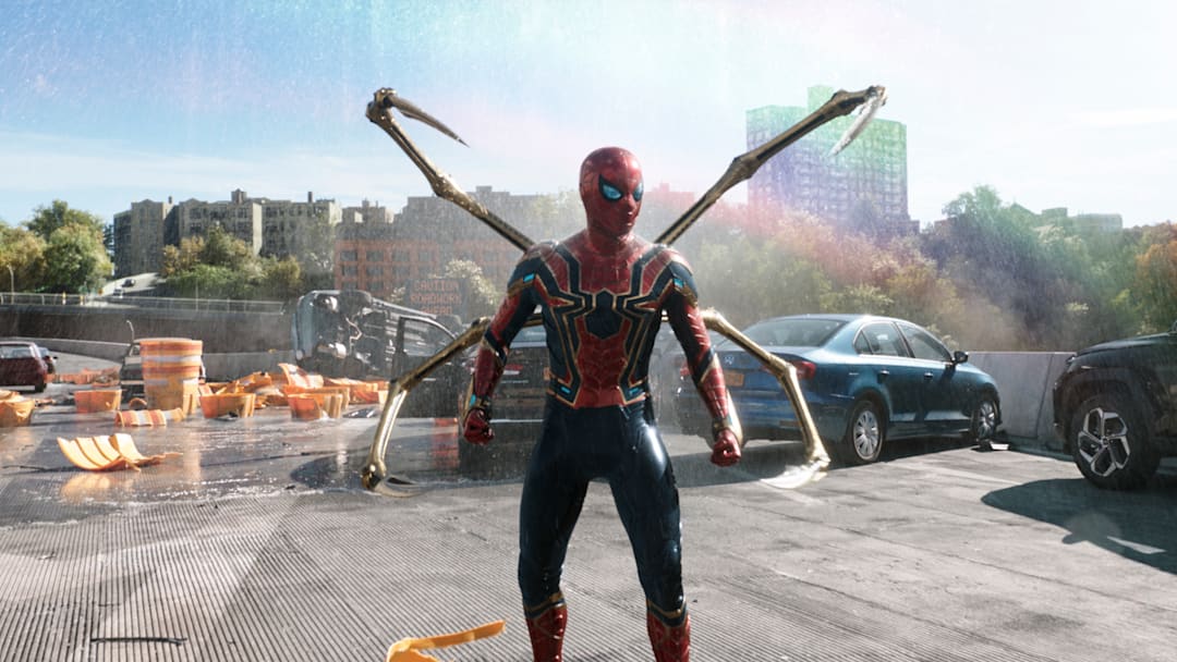 Spider-Man from Columbia Pictures' SPIDER-MAN: NO WAY HOME.