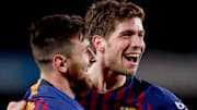 Lionel Messi y Sergi Roberto cuando eran compañeros en el FC Barcelona