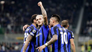 Federico Dimarco, Hakan Calhanoglu, Lautaro Martinez