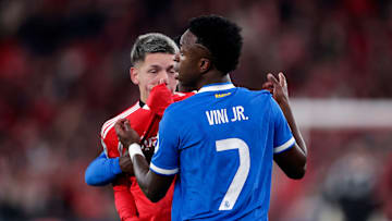 Gianluca Prestianni und Vinicius Junior gerieten in der Champions League aneinander