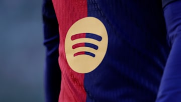 Spotify ziert die Brust des FC Barcelona