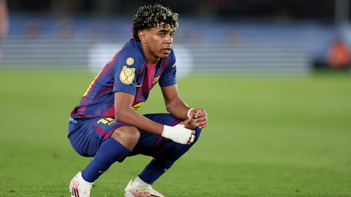 Lamine Yamal est bien présent avec le Barça. Lamine Yamal est bien présent avec le Barça.