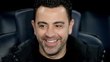Xavi Hernandez con el FC Barcelona
