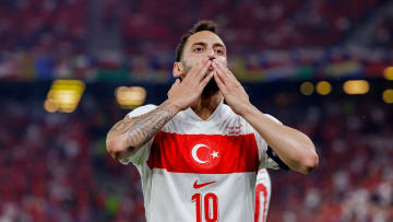 Hakan Çalhanoglu, buteur face à la République Tchèque (2-1)