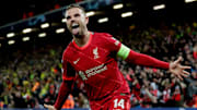 Jordan Henderson erzielt das 1:0 für Liverpool