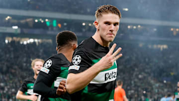 Viktor Gyokeres bagged a hat-trick against Manchester City in last year's Champions League