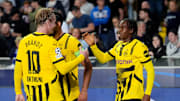 Matchwinner Jamie Gittens wird bejubelt