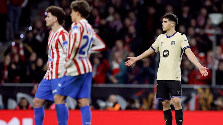 Pau Cubarsi n'a pas compris pourquoi son but avait été refusé.