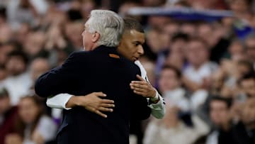 C. Ancelotti et K. Mbappé en 2024-2025