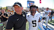 Army head coach Jeff Monken didn't shy away from talking trash to Navy in a national TV appearance on Wednesday.