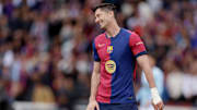 Robert Lewandowski se lesionó ante el Celta de Vigo