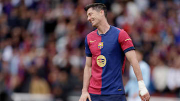 Robert Lewandowski se lesionó ante el Celta de Vigo