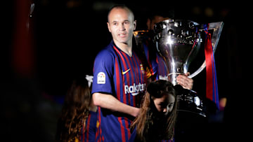 Iniesta foi "campeão de tudo" no Barcelona