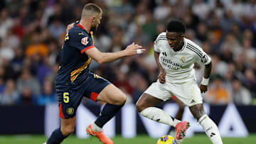 Vinícius Jr fez gol no último jogo contra o Girona, em fevereiro Vinícius Jr fez gol no último jogo contra o Girona, em fevereiro