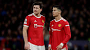 Cristiano Ronaldo und Harry Maguire