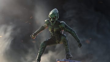 Green Goblin from Columbia Pictures' SPIDER-MAN: NO WAY HOME. Courtesy of Sony Pictures. ©2021 CTMG. All Rights Reserved. MARVEL and all related character names: © & ™ 2021 MARVEL