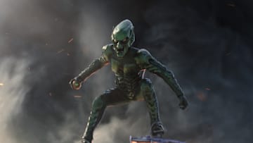 Green Goblin from Columbia Pictures' SPIDER-MAN: NO WAY HOME. Courtesy of Sony Pictures. ©2021 CTMG. All Rights Reserved. MARVEL and all related character names: © & ™ 2021 MARVEL