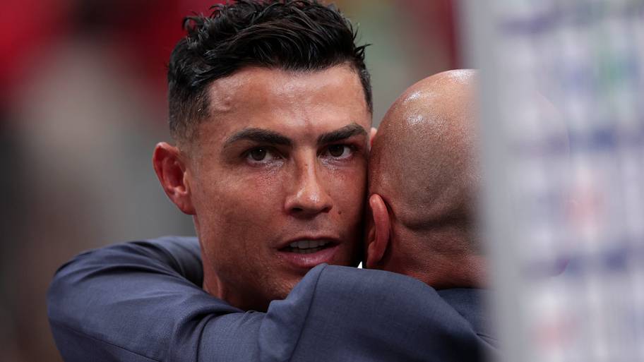 Roberto Martínez and Cristiano Ronaldo
