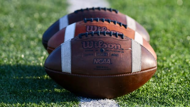 Here is a photo of an actual football.