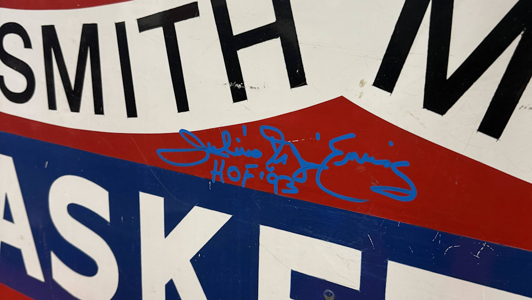 Signed Naismith Basketball Hall of Fame Sign at the Philly Card Show December 14, 2024