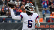 New York Giants quarterback Jaxson Dart  