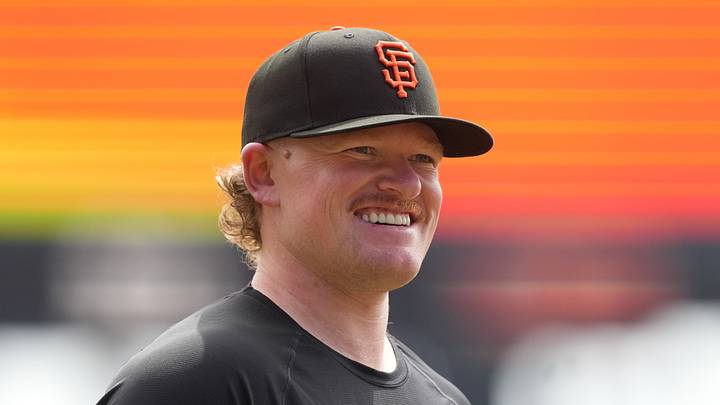 Jul 12, 2026; San Francisco, California, USA; San Francisco Giants pitcher Logan Webb (62) before the game against the Colorado Rockies at Oracle Park. Mandatory Credit: Darren Yamashita-Imagn Images