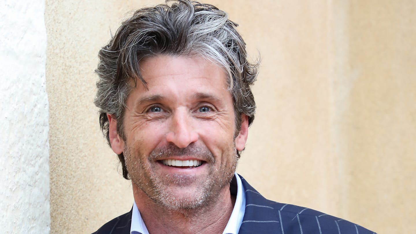 McDreamy is a blonde Patrick Dempsey debuts shocking platinum hair