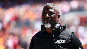 New York Jets head coach Aaron Glenn