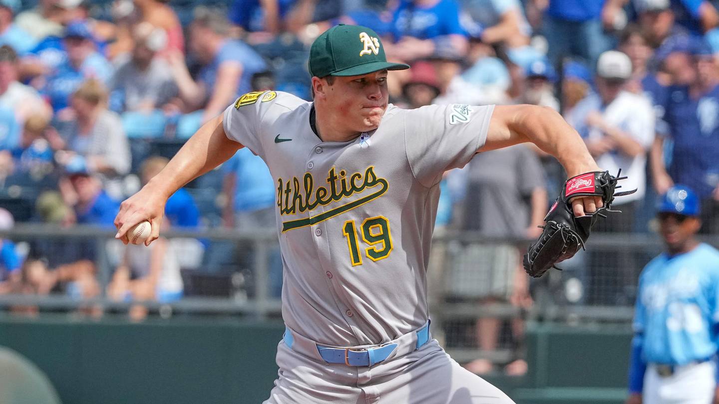 Miller with Athletics