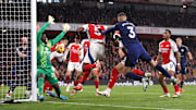 Arsenal scored twice from corner against Man Utd