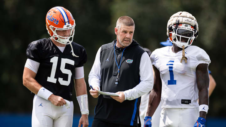 Florida Gators head coach Billy Napier will lean on quarterback Graham Mertz and is expecting running back Montrell Johnson Jr. to play vs. the Miami Hurricanes.