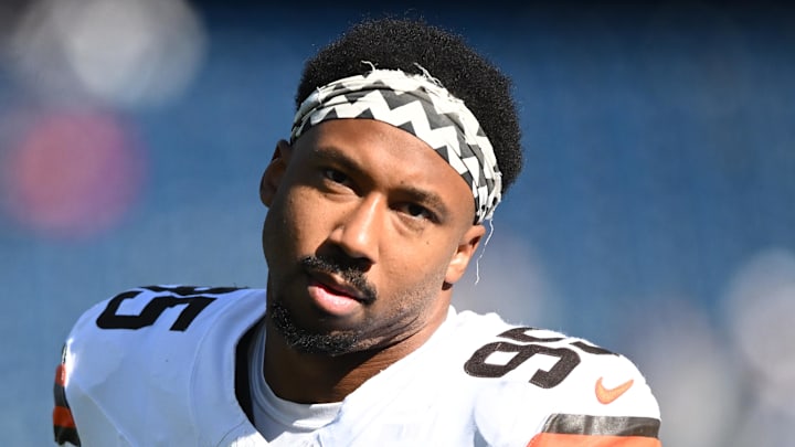 Cleveland Browns defensive end Myles Garrett