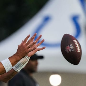 Daniel Jones has been named the Colts' starting quarterback for their Week 1 game against the Dolphins.